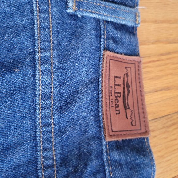 L.L. Bean Mens Classic Fit Jeans Size 44 x 32 Blue Denim - Picture 5 of 5